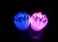 Φως νύχτας των ενεργών οδηγήσεων νερού, οδηγημένο φως νύχτας λουλουδιών 7 χρωμάτων λάμψη για τα γενέθλια προμηθευτής