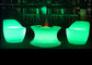 Φωτισμένο τραπεζάκι σαλονιού των οδηγήσεων τύπων επίπλων που τίθεται με το επανακαταλογηστέο RGB φως προμηθευτής