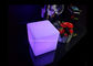 Φως κύβων των ασύρματων τετραγωνικών οδηγήσεων, χρησιμοποιημένο μπαταρία φως επάνω στα επιτραπέζια πολυ χρώματα κύβων προμηθευτής