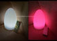 Προσαρμοσμένοι διακοσμητικοί επιτραπέζιοι λαμπτήρες των οδηγήσεων, μεταβλητό φως αυγών χρώματος μεταβαλλόμενο  προμηθευτής