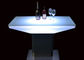 Φως νύχτας Hookah πολυαιθυλενίου επάνω στον πίνακα λεσχών επίπλων με το φως των ζωηρόχρωμων οδηγήσεων προμηθευτής