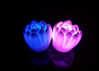 Κίνα Φως νύχτας των ενεργών οδηγήσεων νερού, οδηγημένο φως νύχτας λουλουδιών 7 χρωμάτων λάμψη για τα γενέθλια προμηθευτής