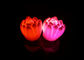 Φως νύχτας των ενεργών οδηγήσεων νερού, οδηγημένο φως νύχτας λουλουδιών 7 χρωμάτων λάμψη για τα γενέθλια προμηθευτής